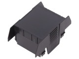 Capac carcasă UL94HB EH 45 FLAT ABS negru 45mm