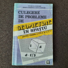 CULEGERE DE PROBLEME DE GEOMETRIE IN SPATIU CLASELE VIII-X A PETRUTA GAZDARU10/0