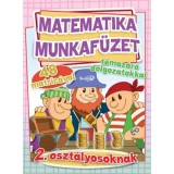 Matematika munkaf&uuml;zet t&eacute;maz&aacute;r&oacute; dolgozatokkal - 2. oszt&aacute;lyosoknak - 48 matric&aacute;val