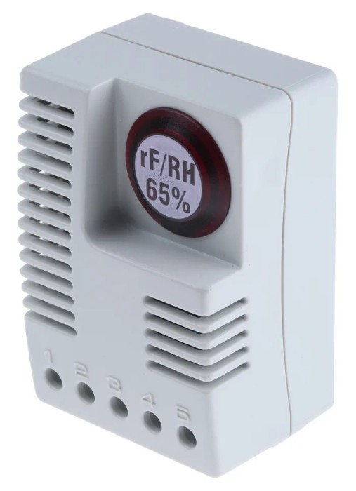 Senzor Higrostat cu Montare pe Șină DIN 0-60&deg;C