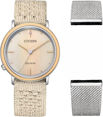 Ceas Dama, Citizen, 10th Anniversary EM1006-40A, Set cu Bratara suplimentara - Marime universala foto