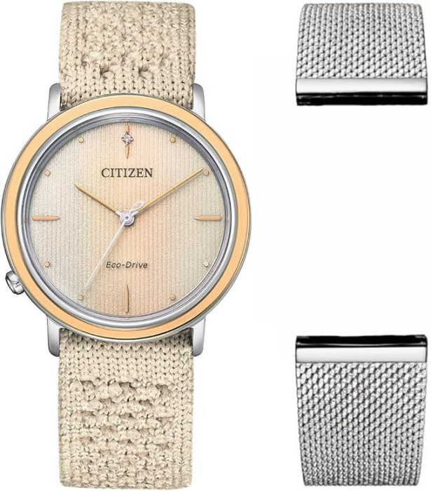 Ceas Dama, Citizen, 10th Anniversary EM1006-40A, Set cu Bratara suplimentara - Marime universala