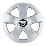 Set 4 Capace Roti 14 inchi (R14) Bis Gri, Compatibile Cu Dacia