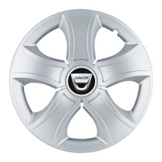 Set 4 Capace Roti 14 inchi (R14) Bis Gri, Compatibile Cu Dacia