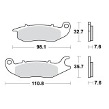 Placute Frana Fata TRW STD Honda CBR 125 R/RW/RT/RS Repsol, MSX 125, Rieju NKD 50/125, RS-2 50/125, AJS CR3 125, Regal Raptor