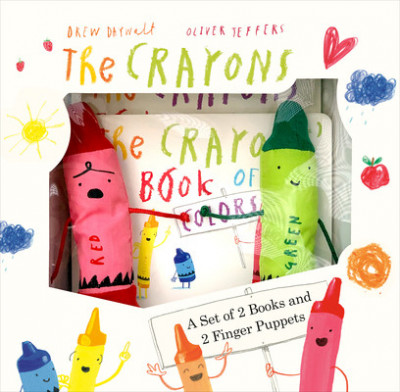 The Crayons: A Set of Books and Finger Puppets foto