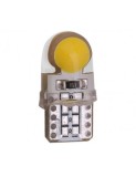 Led auto T10 (W5W) COB rezistent la apa, fara canbus, Xenon Bright