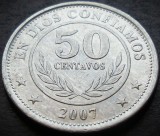 Cumpara ieftin Moneda exotica 50 CENTAVOS - NICARAGUA, anul 2007 * 2769 A, America Centrala si de Sud