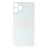 Capac Baterie Compatibil iPhone 11 Pro, Argintiu, Decupaj Camera Mare, Bulk