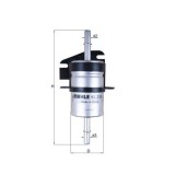 Filtru combustibil Fiat Albea, Palio, Palio Weekend, Seicento / 600, Strada Pick-Up Motor 0.9, 0.9, 1.0, diam. 50 mm, 175 mm, OE 0046416684