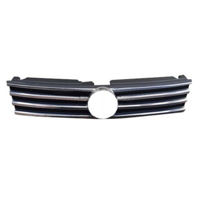 Grila radiator, masca fata Vw Touareg (7p5), 06.2014-, parte montare centrala, crom/negru, 95K105, Aftermarket foto