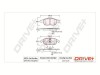 Dr!ve+ DP1010.10.0293 set placute frana,frana disc