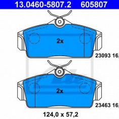 Set placute frana,frana disc NISSAN ALMERA II Hatchback (N16) (2000 - 2016) ATE 13.0460-5807.2