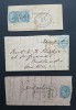 INDIA-clasic--3 plicuri circulate--stampilate-1, Stampilat