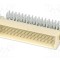 Conector DIN 41612 HARTING 48 pini soclu tată 90&deg; THT aurit 2A