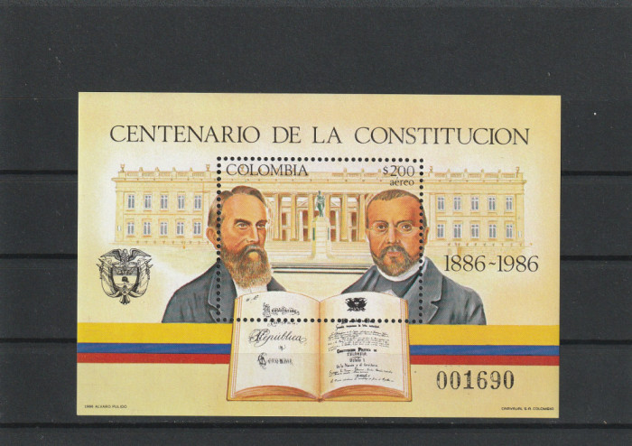 Centenarul Constitutiei ,Columbia.
