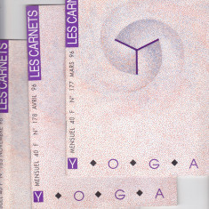 REVISTA YOGA 1996 MART,APRIL,NOV,1997 FEB. + SEMINAR 1996, FRANTA