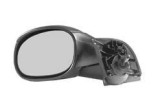 Oglinda exterioara Citroen C3 (Fc) 01.2002-12.2010 partea dreapta View Max crom convez carcasa neagra reglare manuala prin cablu fara incalzire