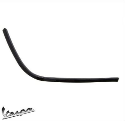Ornament cromat planseu (support picioare) stanga original Vespa Elettrica - Primavera (13-) - Sprint (14-) 50-125-150cc - culoare: negru foto