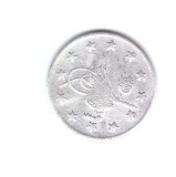 Moneda Turcia/Imperiul otoman 2 kurus 1894, stare relativ buna, curata, Europa, Argint
