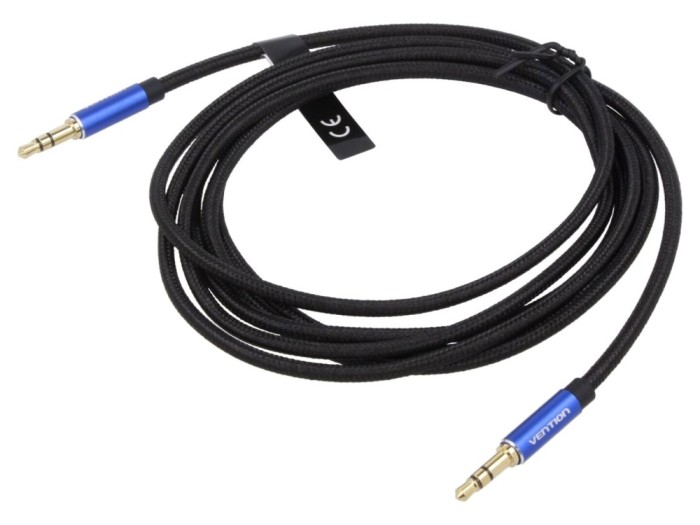 Cablu Jack 3,5mm 3pin aurit 2m