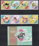 Ungaria 1972 - Jocurile Olimpice - Munchen, Serie + Colita, MNH