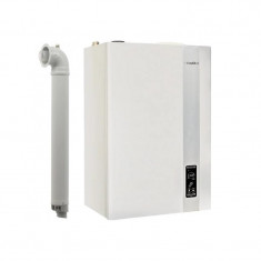 Centrala termica pe gaz/GPL in condensare Fondital Itaca KB 24 kW cu boiler ACM 45 litri, Clasa A, Kit de evacuare inclus