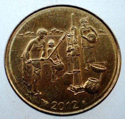2.273 AFRICA DE VEST WEST AFRICAN STATES 10 FRANCS FRANCI 2012 FAO XF/AUNC foto