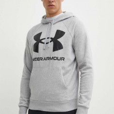 Under Armour Bluză 1357093 bărbați, culoarea gri, cu imprimeu 1357093-652