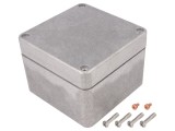 Carcasă Universală Aluminiu 125x125x90mm Naturală