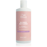 Wella Professionals Invigo Blonde Recharge șampon pentru păr blond neutralizeaza tonurile de galben 500 ml
