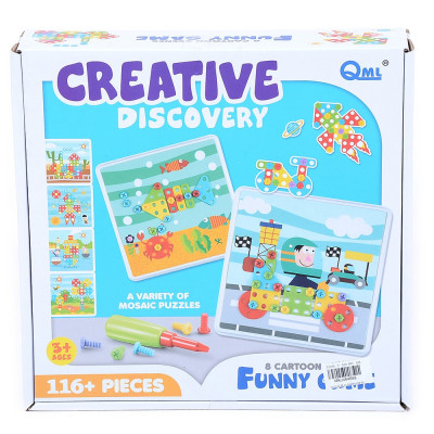 Joc Interactiv Tip Puzzle Cu Suruburi 2702 foto