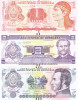 Bancnota Honduras 1, 2 si 5 Lempiras 2014 - P96-98 UNC ( set x3 )