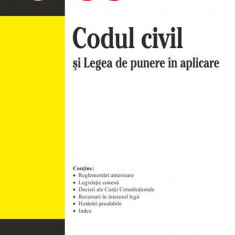 Codul civil şi Legea de punere în aplicare. Ediția a 15-a actualizată la 26 ianuarie 2023 - Paperback brosat - Radu Rizoiu - Rosetti Internaţional