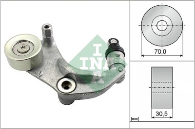 INA 534 0316 10 Intinzator curea, curea distributie foto