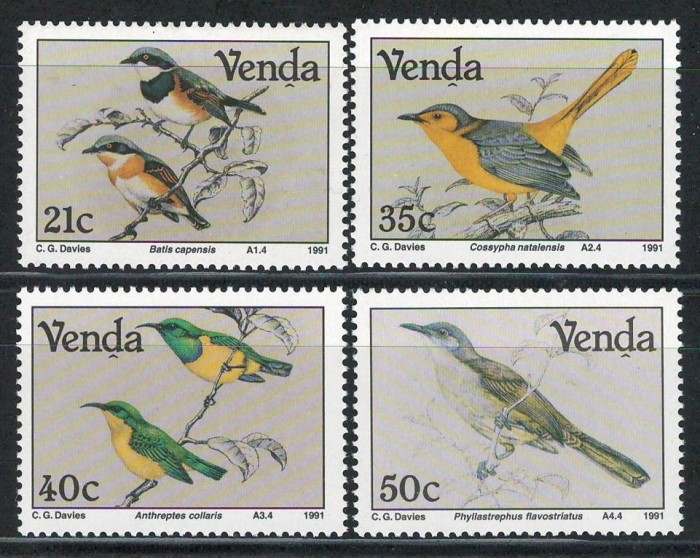 Venda, Africa de Sud Mi 217/20 MNH - Pasari
