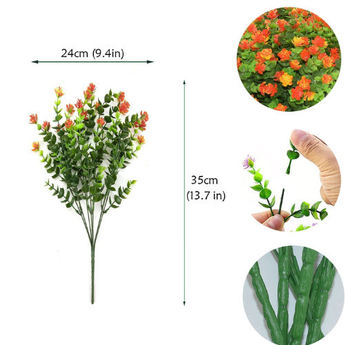 10 pachete de Flori Artificiale; Tufe Artificiale; Flori Artificiale;  Rezistente la UV; Arbuști de Verdeață din Plastic; Plante pentru  Aranjamente Flo | Okazii.ro