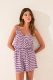 women&#039;secret salopeta culoarea violet, cu decolteu in v, 5542396