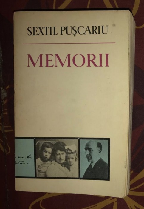 Sextil Puscariu - Memorii