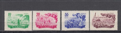ROMANIA 1955 LP 396 POMICULTURA SI LEGUMICULTURA SERIE MNH foto