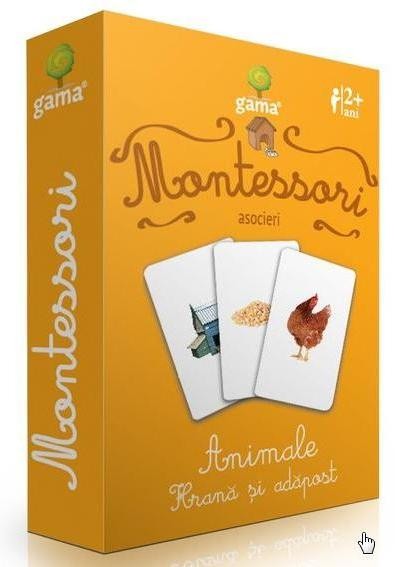 Montessori. Asocieri: Animale, Hrana Si Adapost, - Editura Gama