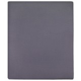 Cumpara ieftin Cearsaf de pat cu elastic, 2 buc., antracit, 90x200 cm, bumbac