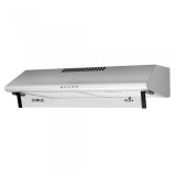 Hota clasica Samus Eco+, 94 W, 60 cm, 380 mc/h, 2 motoare, 3 trepte, tehnologie Eco+, Inox