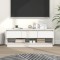 vidaXL Comodă TV, alb, 110,5x34x40 cm, lemn masiv de pin 813845