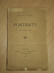NICOLAS -J PILLAT , PORTRAITS , PARIS 1913 foto