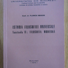 Florica Neagoe - Istoria filosofiei universale