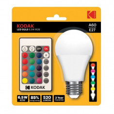 Bec LED RGB cu telecomanda Kodak foto