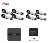 Kit supraveghere video Milesight 8 buc camera MS-C2964-UPD + 1 buc NVR