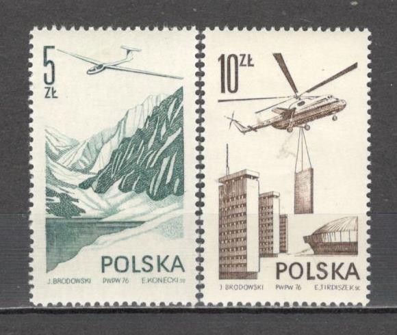 Polonia.1976 Posta aeriana-Aviatie moderna MP.103