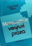 Matematica in versuri si proza - 1986 - Cerchez Mihu ($E152)